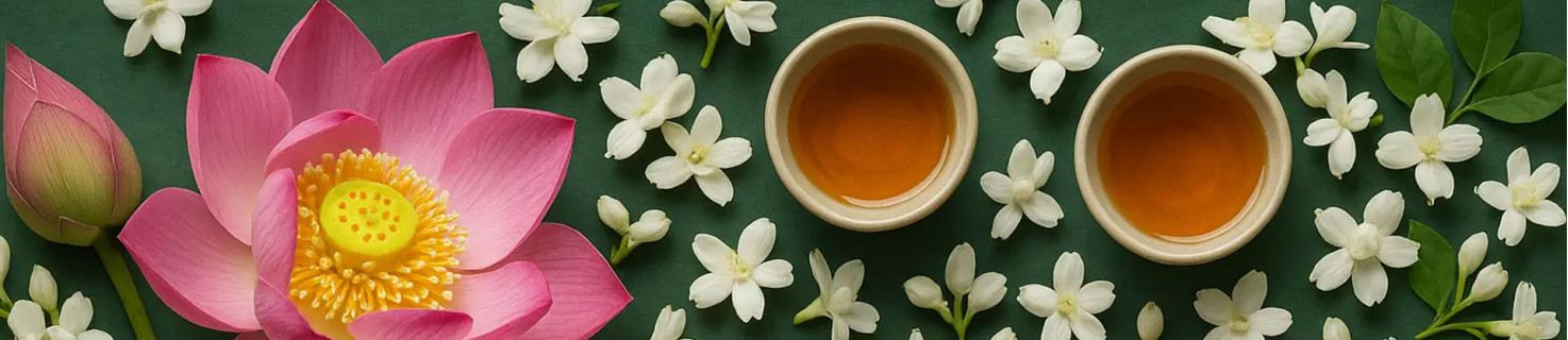 Мини-точа с лотосом и жасмином